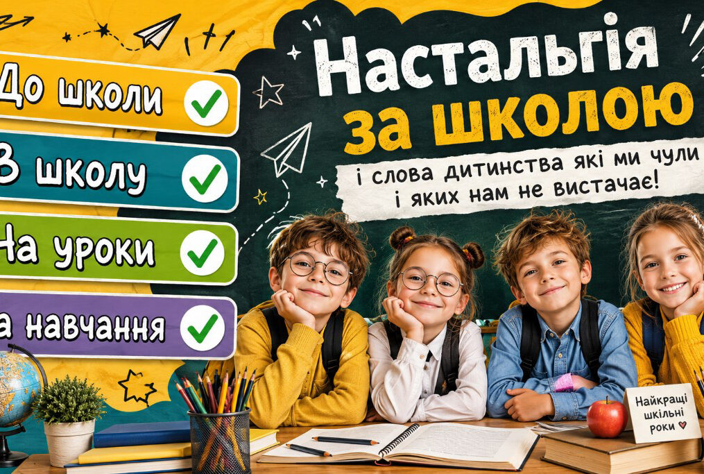 До школи ✅ В школу ✅ На уроки ✅ На навчання
